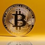 "Bitcoin logo, digital background, cryptocurrency", "Bitcoin cryptocurrency symbol, gold coins, blockchain technology", "Bitcoin coin, graphs, market analysis"